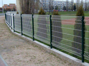 Забор 6 соток для частного дома из сетки